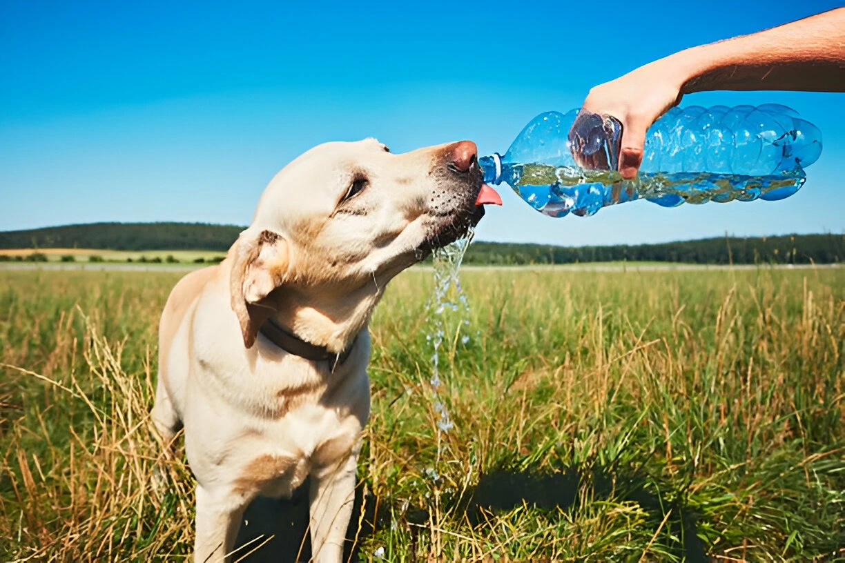 can dogs go without water