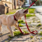 how to stop dog from biting leash